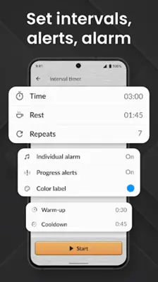 Timer Plus with Stopwatch android App screenshot 2